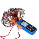 Misuratore digitale a pinza 3 in 1 con oscilloscopio e registratore, 1000 A AC/DC True RMS, gamma automatica, blu-arancione, per elettricisti 7
