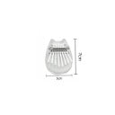 Miwayer 8 tangenter Mini Kalimba Akryliskt musikinstrument genomskinlig katt kristall tum piano akustiskt finger piano bärbar 7x5 cm 2