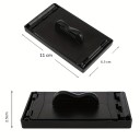 Miwayer nettoyeur de cordes de guitare avec chiffon pour le manche Outil d'entretien et de soin pour guitares électriques, basses, violons et ukulélés 2