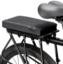 Mjuk sits på cykelns bakre lastare 32 × 15,5 × 3,5 cm skumfyllning avtagbar tvättbar med fäste med hjälp av spännband för barn 2