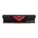 Μνήμη RAM DDR4 16 GB 3200 MHz με χρονισμό CL18 και XMP 2.0 σε μαύρο ψυγείο με κόκκινο σχέδιο για επιτραπέζιο υπολογιστή με chipset Intel και AMD 1