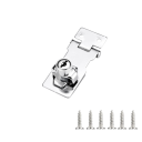 Möbel-Sicherheitsschloss mit Schnalle 6,7 cm Zinklegierung silber universal für das Abschließen von Schränken, Schubladen und Türen 5