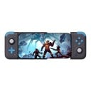 Mobiele gamecontroller voor telefoons tot 168 mm met USB-C voor Android, iOS en PC met joysticks met Hall-effect zwart met blauwe knoppen 4