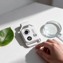 Mobiilimikroskooppi 200x Sisäänrakennetulla CPL-suodattimella LED-valaistus ja USB-C-akku Taskumikroskooppi iOS:lle ja Androidille 4