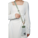 Mobile Phone Strap Adjustable Neck or Shoulder Strap Pearl Pendant Lanyard Against Phone Loss 2