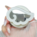 Mobilhållare 3D vinge som en spegel Plastisk dekorativ mobilhållare för iPhone 16 Stiligt tillbehör 1