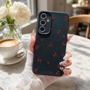 Mobilskal för Samsung Galaxy S25 FE med körsbärsmotiv Silikonfodral med kameraskydd Skyddande mobilskal för Samsung S25 FE För varje dag 7