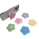 Mobiltelefonhållare med blommotiv 5,3 x 5,2 cm För iPhone 16 Dekorativ mobilställ Stylisk bordshållare 3