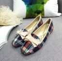 Mocassins de senhora xadrez J1911 2