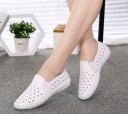 Mocassins en cuir pour femmes avec étoiles J1725 6