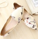 Mocassins femininos com estampado de borboletas 2