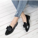 Mocassins femininos com laço J1132 4