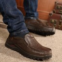 Mocassins masculinos com plataforma J1487 4