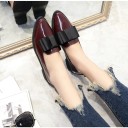 Mocassins pour femmes avec nœud J1132 8