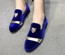 Mocassins pour hommes avec bande argentée J2155 3