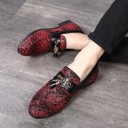 Mocassins pour hommes avec motif serpent J2153 1