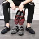 Mocassins pour hommes avec motif serpent J2153 3