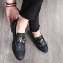 Mocassins pour hommes avec motif serpent J2153 6