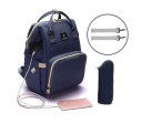 Mochila cambiador multifuncional con USB 12