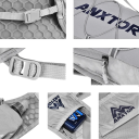 Mochila de corrida 5L ultraleve unissexo com colete de hidratação para maratonas, corrida, caminhadas e ciclismo com elementos reflexivos e bolsos para garrafa 6