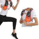 Mochila de corrida leve 5L com colete de hidratação unissexo para maratonas, ciclismo e caminhadas Mochila ultraleve e resistente para homens e mulheres Desporto ao ar livre 7