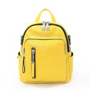 Mochila de couro feminina E700 9