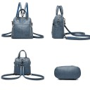 Mochila de couro feminina E819 3