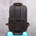 Mochila de couro masculina E1112 2