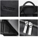 Mochila de couro para homem E1113 4