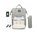 Mochila de mudança com porta USB 4