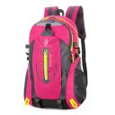 Mochila de senderismo para hombres para excursiones y caminatas. Tirantes acolchados con malla. Bolsillo lateral de malla. Poliéster 30 x 4