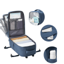 Mochila de viagem 40 x 20 x 25 cm Material em nylon Bolsa interior à prova de água Bolsa lateral para garrafa Bagagem de mão Avião Fins 6