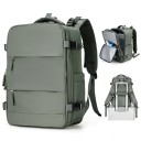 Mochila de viaje 40 x 20 x 25 cm Material de nailon Impermeable Bolsillo interior Bolsillo lateral para botella Equipaje de mano Avión 5