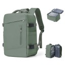 Mochila de viaje de nailon impermeable, 40 x 20 x 25 cm, bolsillo lateral impermeable para botella, cremallera doble, mochila para equipaje 5