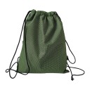 Mochila dobrável com cordão 44 x 36 cm Saco desportivo leve em oxford com bolso com fecho Unissexo Para o ginásio e passeios 4