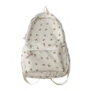 Mochila escolar 13 × 40 × 31 cm Mochila estudiantil de gran capacidad con diseño floral Mochila resistente al agua para portátil con refuerzo 1