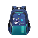 Mochila escolar para rapazes 40 x 26 x 18 cm Astronauta Mochila à prova de água Costas acolchoadas 5 bolsos com fecho 1.º e 2.º ano 6
