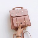 Mochila feminina com flores 2