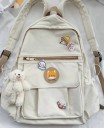 Mochila feminina com pendente de urso 3