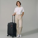 Mochila fotográfica con ruedas 2 en 1, extensible 30 + 10 l, poliéster con recubrimiento de PU, negra, para cámaras, objetivos y dron 6