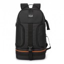 Mochila fotográfica de gran capacidad para cámara réflex digital con compartimento para portátil y trípode, 20 × 27 × 45 cm, nylon impermeable 1