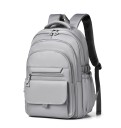 Mochila impermeable de varias capas 44 × 13 × 29 cm Mochila de gran capacidad y estilo con muchos bolsillos con cremallera Bolsillos laterales 7