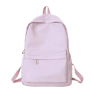 Mochila leve de nylon 38 x 28 x 11 cm Design simples e unicolor Mochila casual para o dia-a-dia Para a escola Trabalho e lazer 12