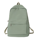 Mochila leve de nylon 38 x 28 x 11 cm Design simples e unicolor Mochila casual para o dia-a-dia Para a escola Trabalho e lazer 13