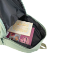 Mochila leve de nylon 38 x 28 x 11 cm Design simples e unicolor Mochila casual para o dia-a-dia Para a escola Trabalho e lazer 3