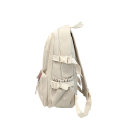 Mochila ligera y elegante 39 x 30 x 13 cm Mochila escolar de nailon con bolsillo transparente Adecuada para la escuela Para viajes A la ciudad Mochila de estudiante 3