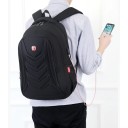 Mochila masculina com USB E968 3