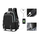 Mochila masculina com USB E969 5