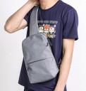 Mochila masculina cruzada J1549 6