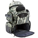 Mochila para aparejos de pesca, 50 x 40 x 20 cm, impermeable, espaciosa, organizador de peces, bolsa portátil para aparejos de pesca, accesorios de pesca 5